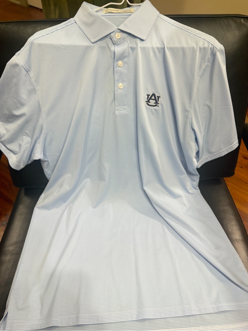 Holderness & Bourne Auburn University Light Blue Performance Polo